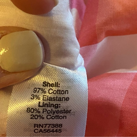 J. Crew Gingham Plaid Ruffle Skirt Pink and Orange Size 2 NWT - Picture 10 of 13